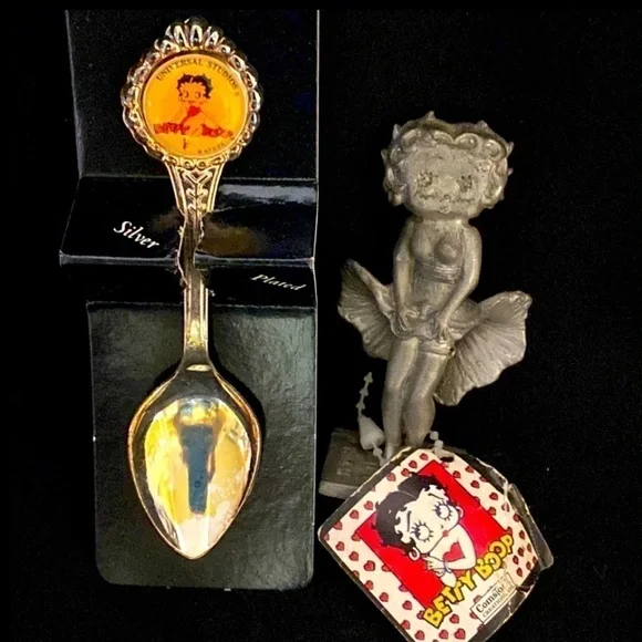 Betty Boop Miniature Pewter figure vintage Betty Boop  as Marilyn Monroe - Picture 12 of 12